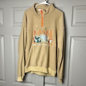 Alaska Tan Fleece Sweater